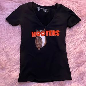Hooters black short sleeve